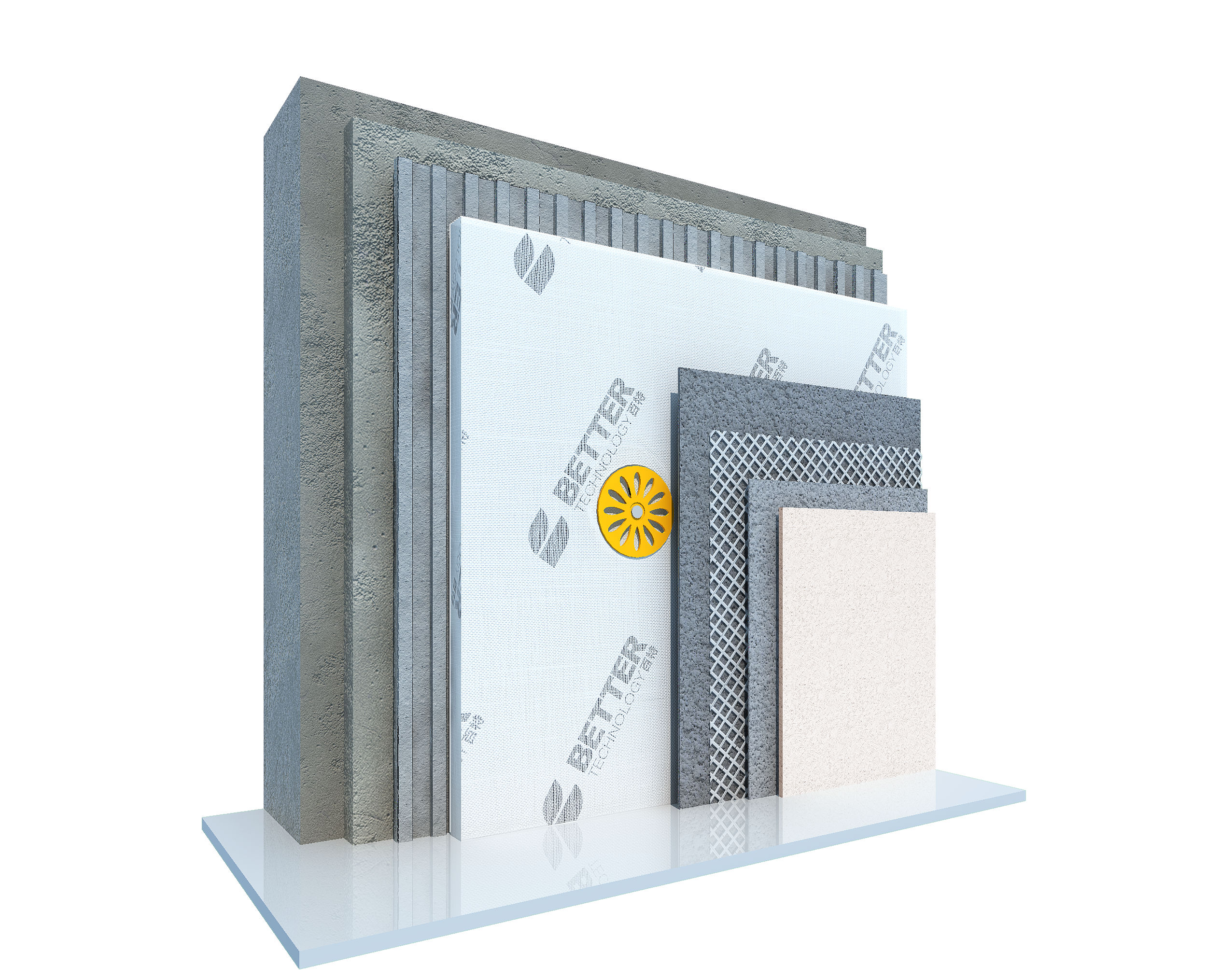 真空絕熱板薄抹灰外墻外保溫系統(tǒng)施工流程簡介