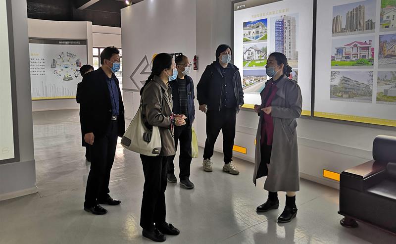 浙江省建設廳推廣中心領導、專家蒞臨百特公司考察指導